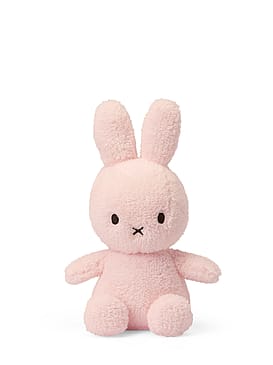 Bon Ton Toys Miffy Sitting Terry Plysbamse Light Pink 23 cm