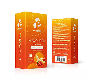 Easyglide Mixed Flavours Kondomer 10 stk