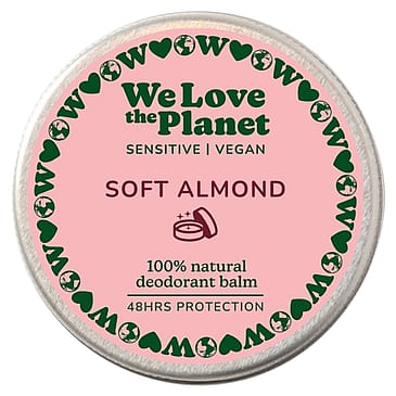 We Love The Planet Deodorant Balm Soft Almond Sensitive 35 g
