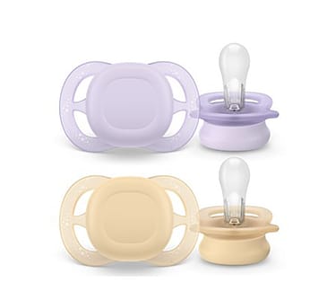 Philips Avent Ultra Air Lyserød/Lysegul 2-Pak 0-2 mdr