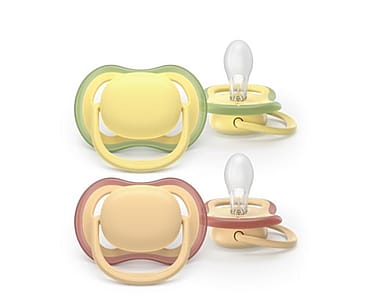 Philips Avent Ultra Air Gul/Orange 2-Pak 0-6 mdr