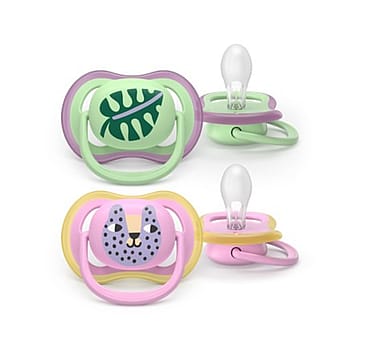 Philips Avent Ultra Air Grøn/Lyserød 2-Pak 6-18 mdr