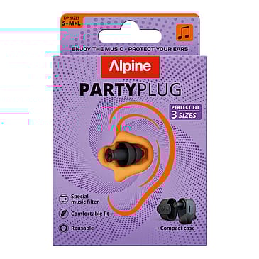 Alpine Hearing Protection PartyPlug Black