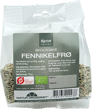 Natur Drogeriet Fennikel hele frø Ø 75 g