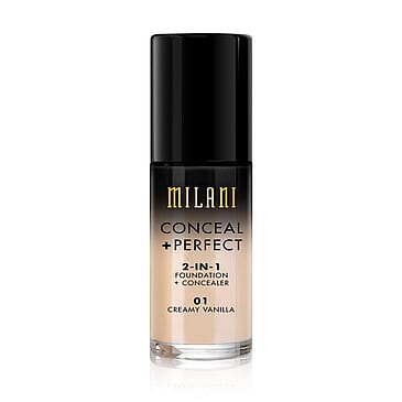 Milani Conceal + Perfect 2-In-1 Foundation 01 Creamy Vanilla