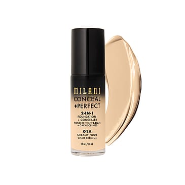 Milani Conceal + Perfect 2-In-1 Foundation 01A Creamy Nude