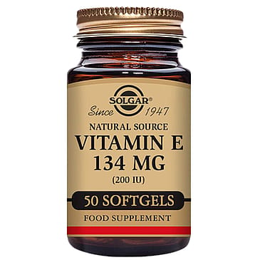 Solgar Vitamin E - Vegetabilsk Softgel 50 kaps.