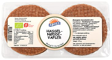 Rømer Vafler m. hasselnødder Ø 175 g