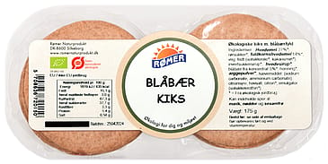 Rømer Kiks m. blåbærfyld Ø 175 g