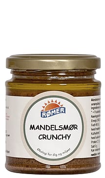 Rømer Mandelsmør crunchy glutenfri Ø 250 g