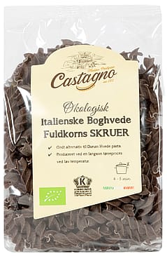 Castagno Boghvede Fuldkorns Skruer 250 g