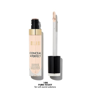 Milani Conceal + Perfect Long-Wear Concealer 100 Pure Ivory