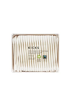 KICKS Beauty 100% Organic Cotton Buds 200 pcs 100% Organic Cotton Buds 200 pcs