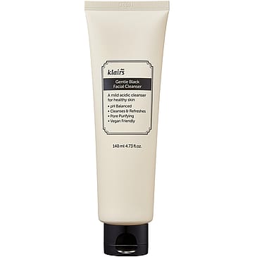 KLAIRS Gentle Black Facial Cleanser 140 ml