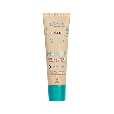 Lumene Matte Oil-Control Foundation SPF20 0 Light Ivory
