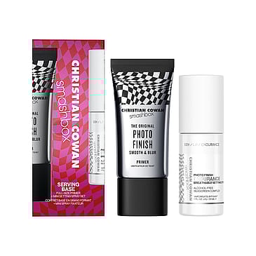 Smashbox Serving Base Full-Size Primer + Mini Setting Spray Set Serving Base Full-Size Primer + Mini Setting Spray Set