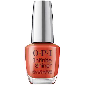 OPI Infinite Shine Nail Polish Knock 'Em Red