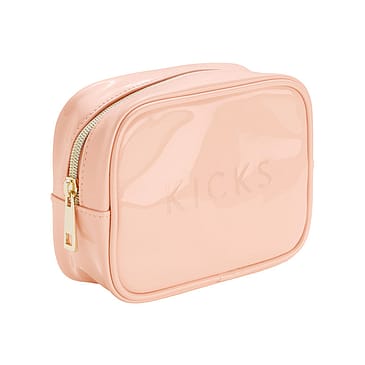 KICKS Beauty Small Boxy Make Up Bag Orange