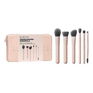 Morphe Shaping Essentials Bamboo & Charcoal Infused Travel Brush Set Shaping Essentials Bamboo & Charcoal Infused Travel Brush Set
