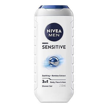 NIVEA Sensitive Shower Gel For Men 252 ml