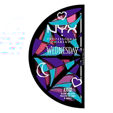NYX PROFESSIONAL MAKEUP NPMU Wednesday Stained Glass Palette Blush