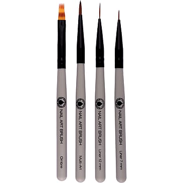 Depend Nail Art Brush Kit 4-pack Nail Decoration