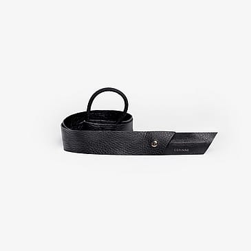 Corrine Leather Band Long Bendable Cream