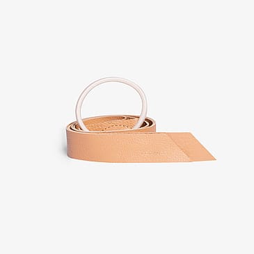Corrine Leather Band Long Camel