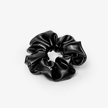 Corinne Vegan Scrunchie Black