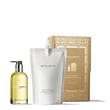 Molton Brown Orange & Bergamot Hand Care Liquid Wash 200 ml & Refill Gift Box