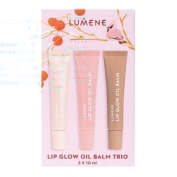 Lumene Lip Glow Oil Balm Trio 3x10 ml Gift Box