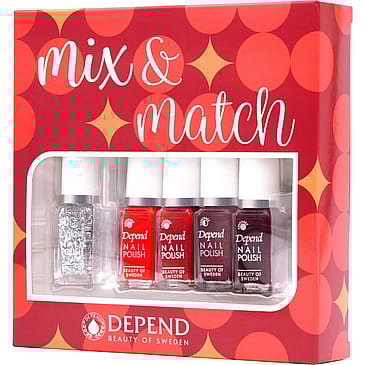 Depend Nail Polish 5-pack Depend Nail Polish 5-pack
