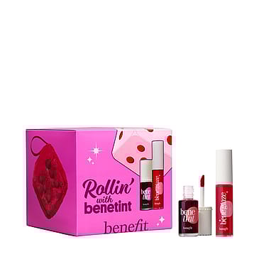 Benefit Rollin' with Benetint - tint & lip shine christmas beauty set Benefit Rollin' With Benefit Gift Box
