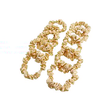 PIPOL'S BAZAAR Skinny Scrunchie 10-pack Beige