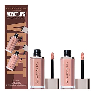 Anastasia Beverly Hills Mini Lip Velvet Duo Pure Hollywood + Kiss