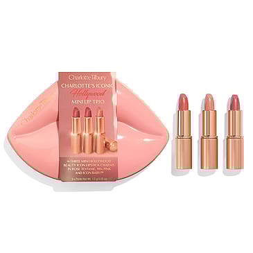 Charlotte Tilbury Hollywood Iconic Mini Lip Trio Charlotte Tilbury Hollywood Iconic Mini Lip Trio Gift Box