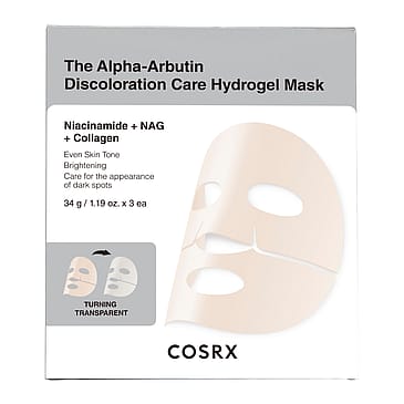 COSRX The Alpha-Arbutin Discoloration Care Hydrogel Mask 3 pcs