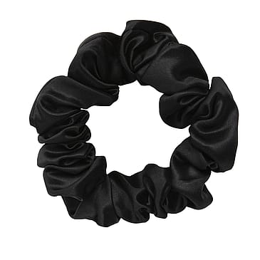 ByBarb Silk Scrunchie Black