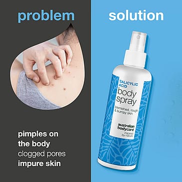 Australian Bodycare Salisyylihapposuihke akneen ja tukkeutuneisiin ihohuokosiin 250 ml