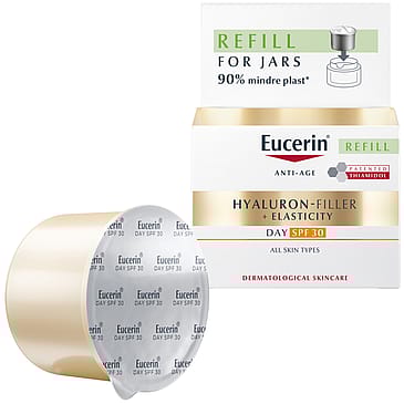 Eucerin HYALURON-FILLER + ELASTICITY Day Cream SPF30 50 ml, Refill