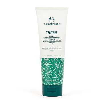 THE BODY SHOP Tea Tree 3-in-1 Wash, Scrub & Mask 125 ml