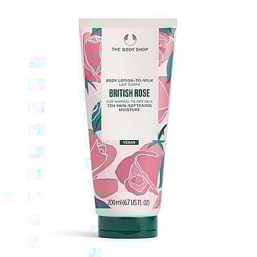 THE BODY SHOP British Rose Lotion-to-Milk 200 ml