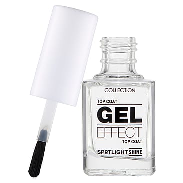 COLLECTION Collection Spot Shine Nail Polish Gel Effect White Out Top Coat