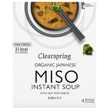 Clearspring Instant Miso Soup m. Sea Vegetable Ø 40 g