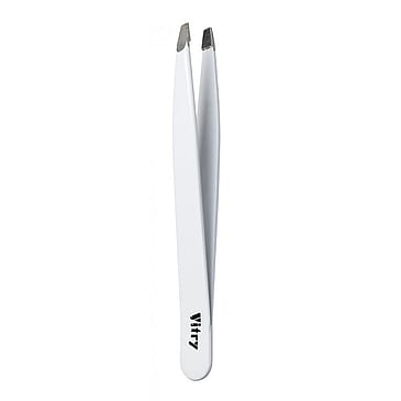 Vitry Tweezers Slant Ends White