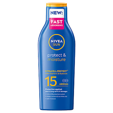 NIVEA Protect & Moisture Sun Lotion SPF15 200 ml