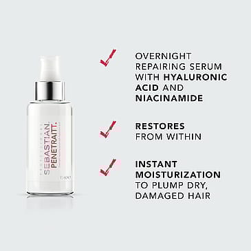 Sebastian Professional Penetraitt Over Night Hair Serum 95 ml