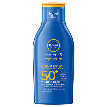 NIVEA Protect & Moisture Sun Lotion SPF50+ Travel Size 100 ml