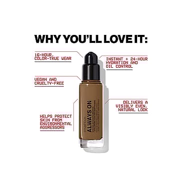 Smashbox Always On Skin Balancing Foundation 40 D10O