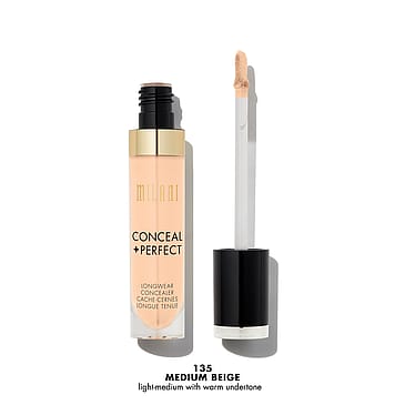 Milani Conceal + Perfect Long-Wear Concealer 135 Medium Beige